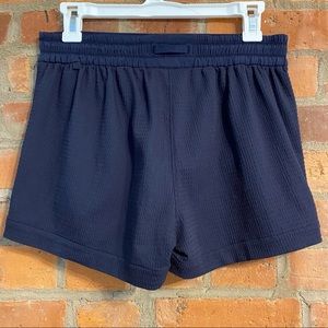 Lululemon Navy Blue Low-Rise Athletic Shorts